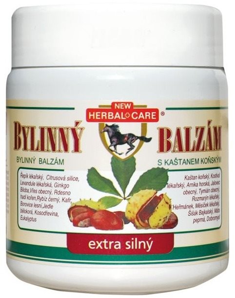 Balzam bylinný s gaštanom konským extra silný 500 ml