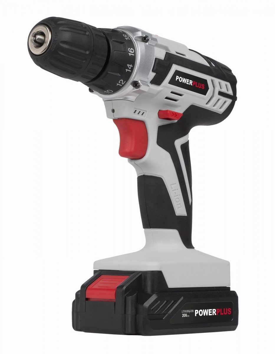 POWERPLUS Skrutkovač/vŕtačka AKU 20V LI-ION 2BAT POWC1071 (1× 1,3 Ah)