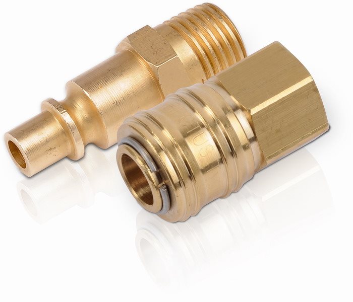POWERPLUS Rýchlospojka hadica + euro POWAIR0261