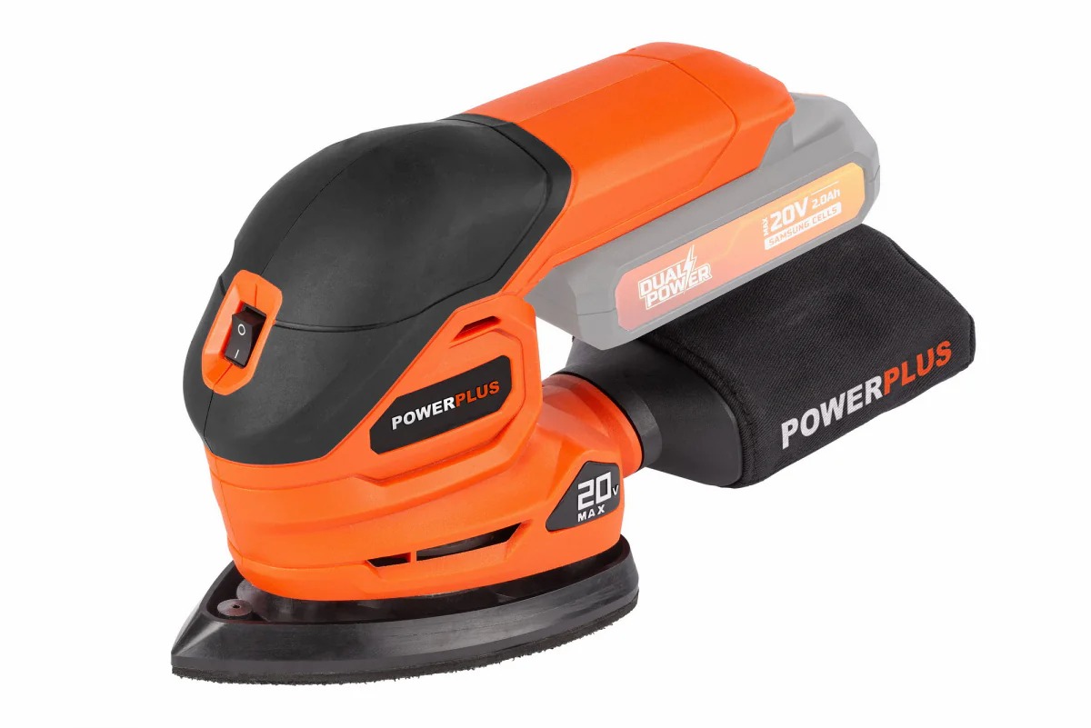 POWERPLUS Vibračná brúska AKU delta 20 V POWDP50200 (bez AKU)