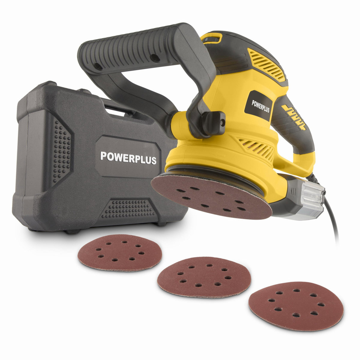 POWERPLUS Excentrická bruska 450 W 125 mm POWX04710