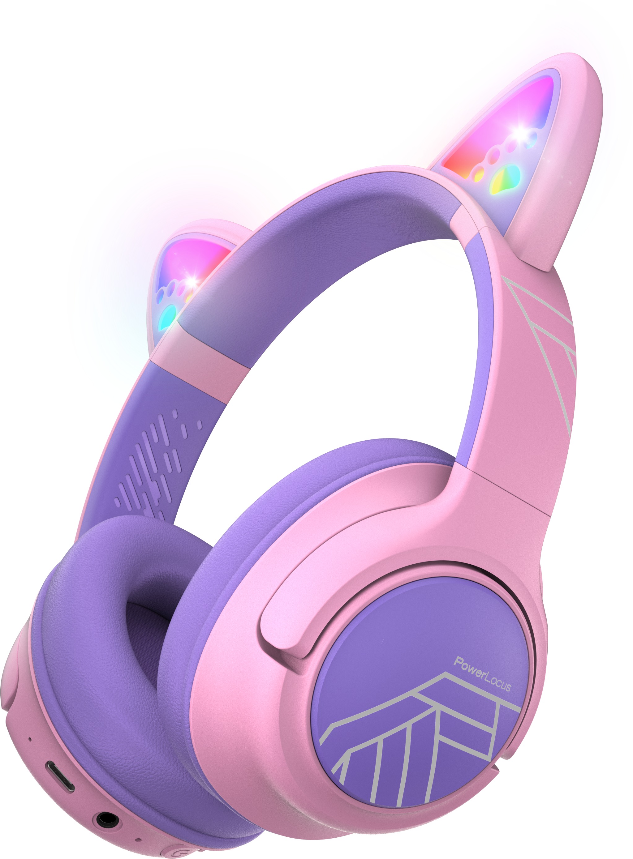 PowerLocus Bobo Cat Ears Purple/Pink