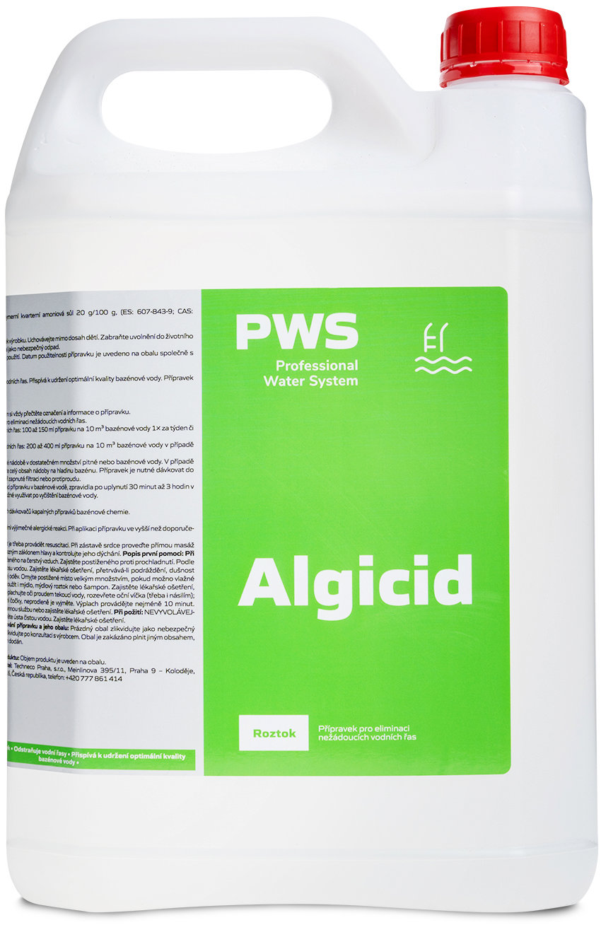 PWS ALGICID 2 l na riasy v bazéne