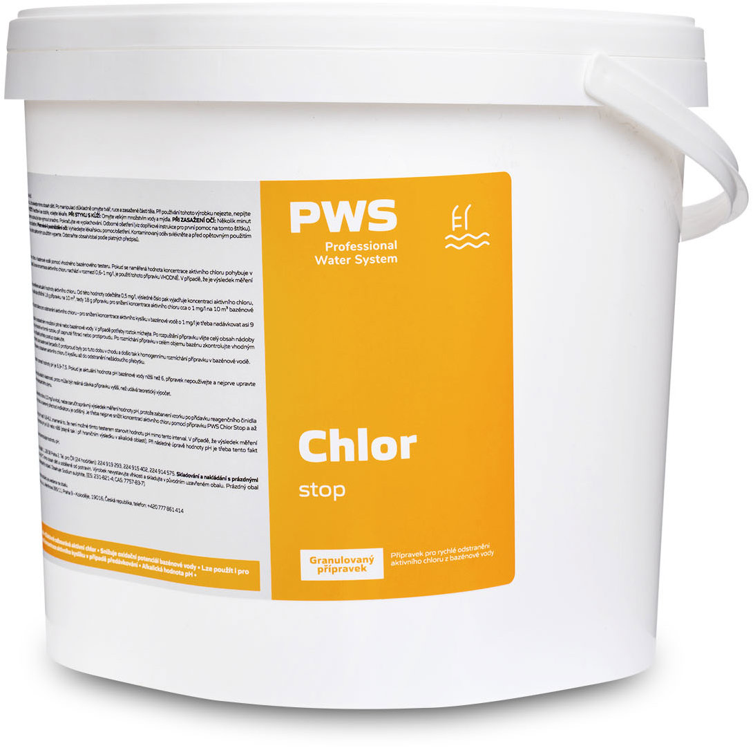 PWS Chlór Stop 3 kg