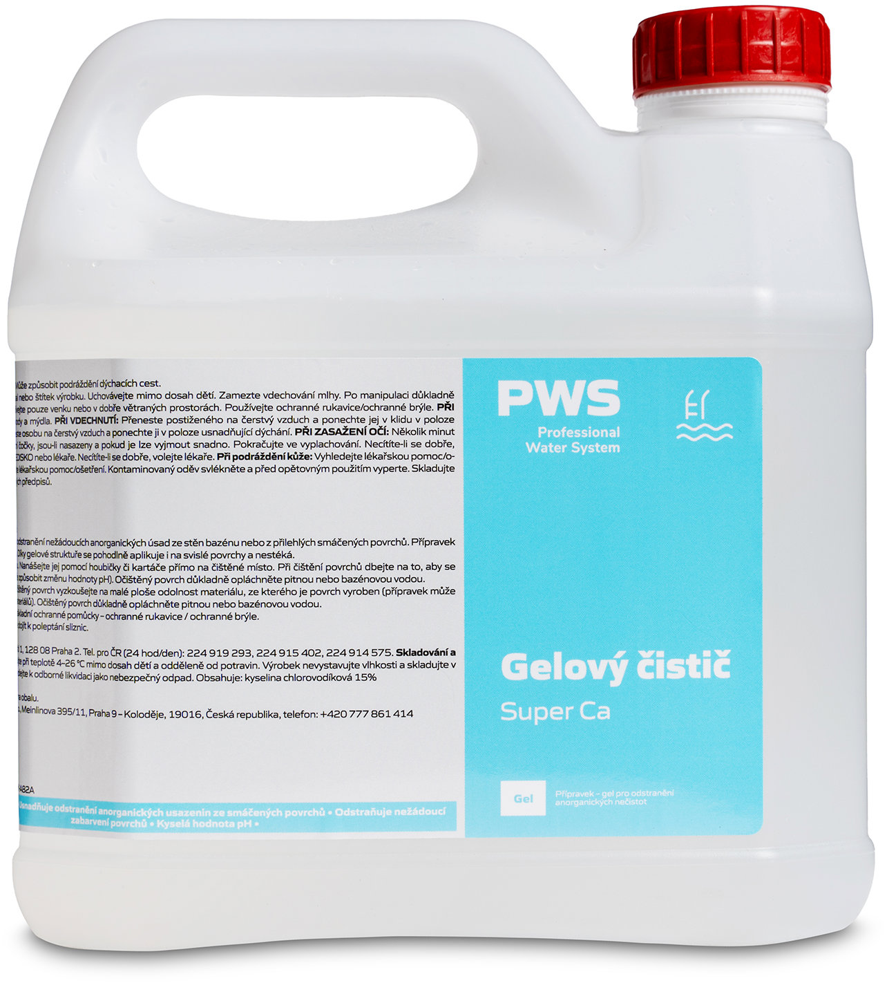 PWS Gélový čistič Super Ca 3 l
