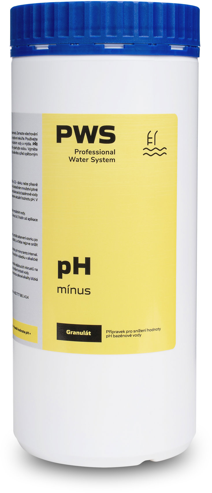 PWS pH mínus 2,5 kg na úpravu pH vody