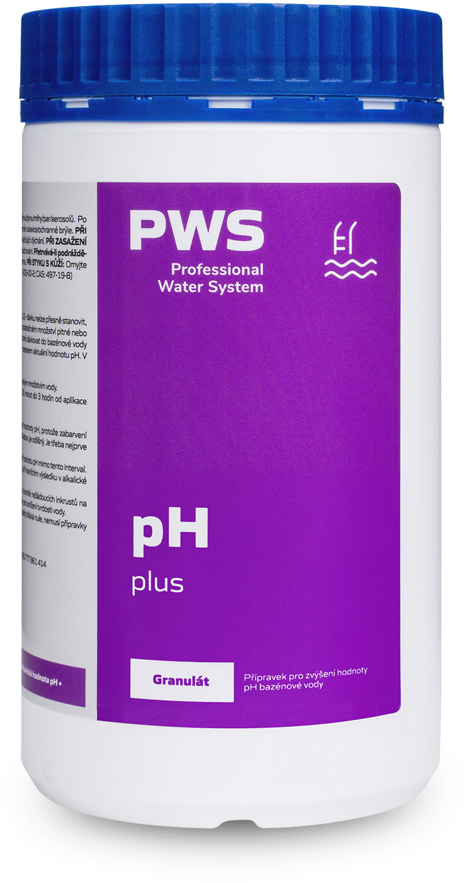 PWS pH plus 1 kg na úpravu pH vody