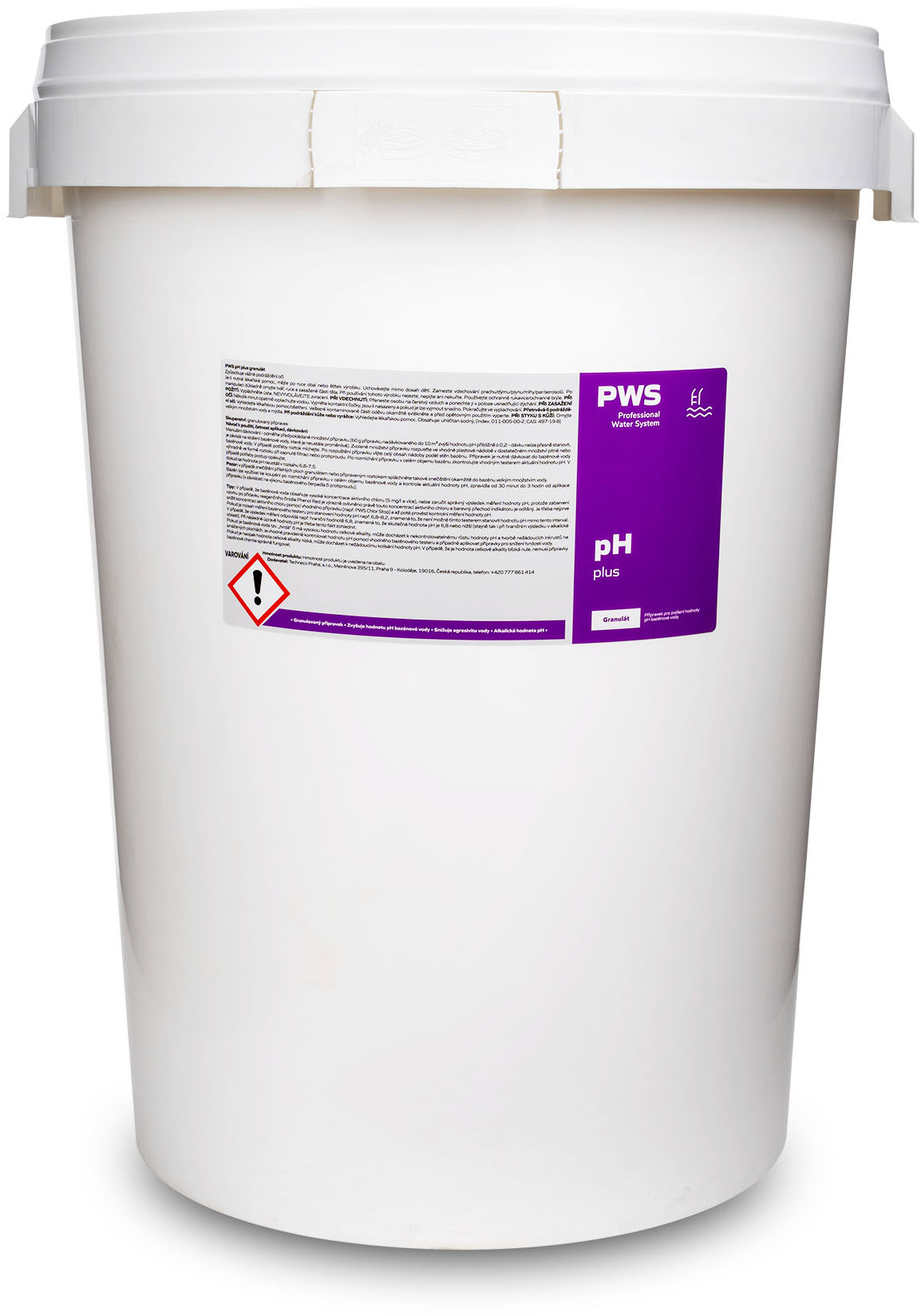 PWS pH plus 20 kg na úpravu pH vody