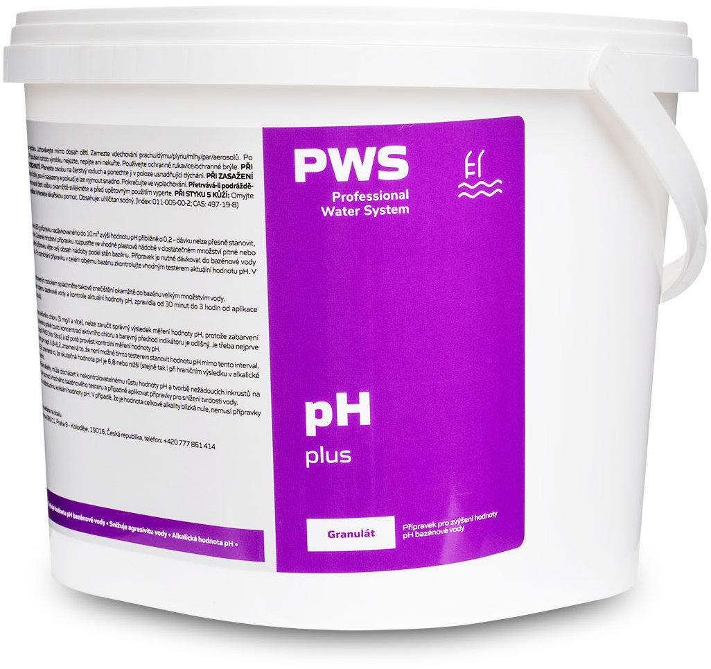 PWS pH plus 3 kg na úpravu pH vody