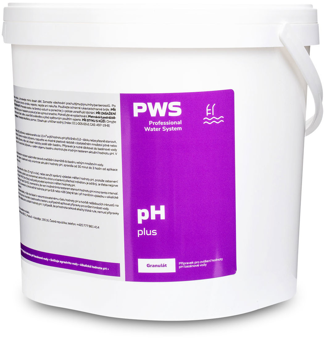 PWS pH plus 5 kg na úpravu pH vody