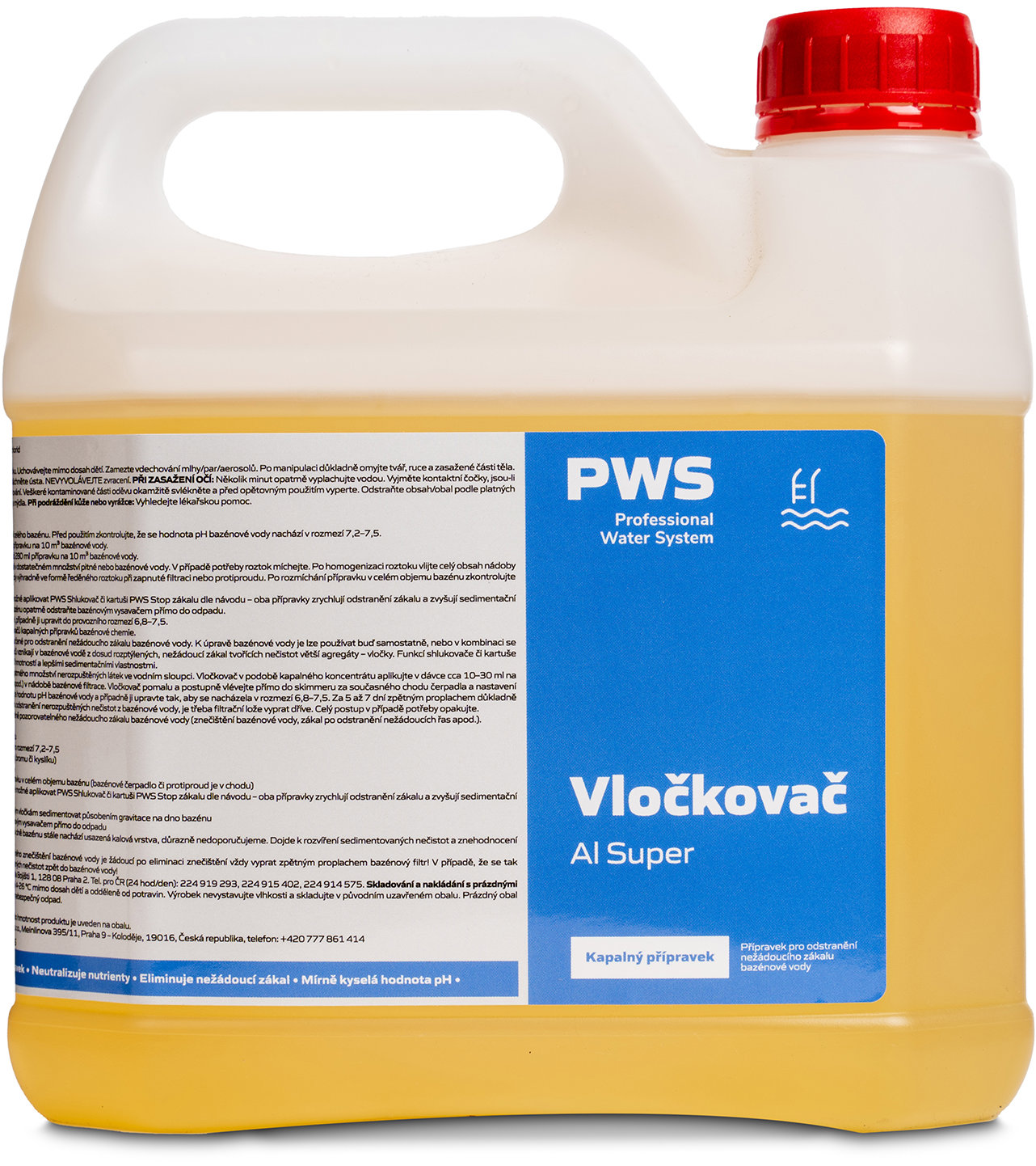 PWS Prejasňovač Bazénovej vody 3 l