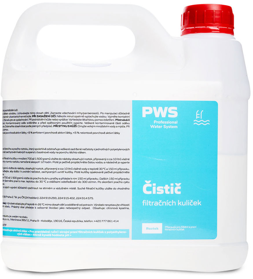 PWS Čistič filtračních kuliček 2 l