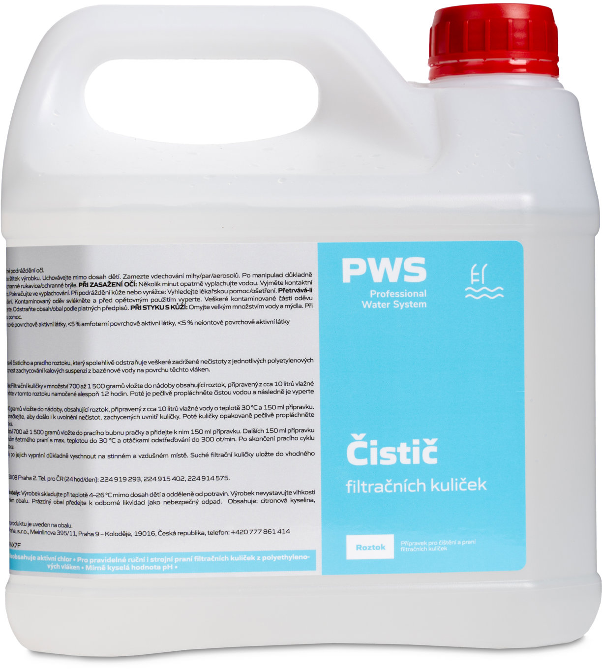 PWS Čistič filtračních kuliček 3 l