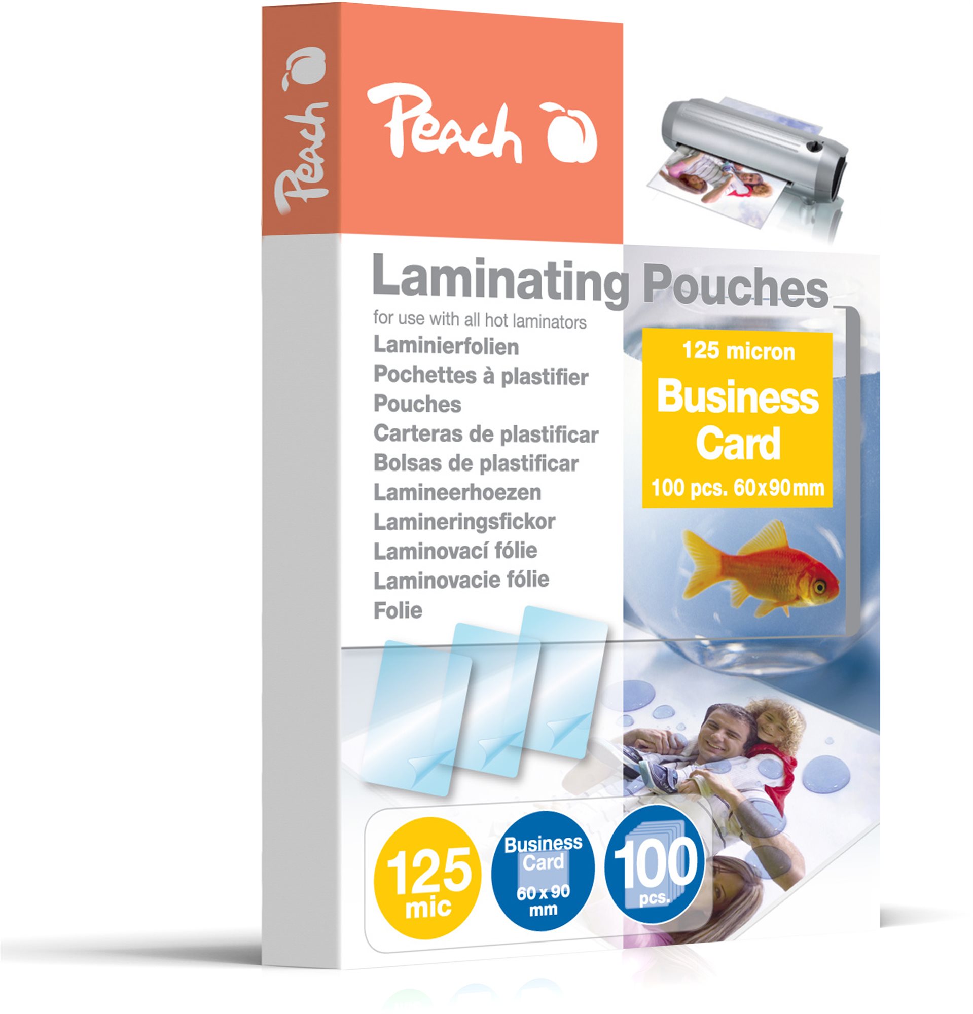 Peach PP525-08 60 × 90 mm/250 lesklá – balenie 100 ks