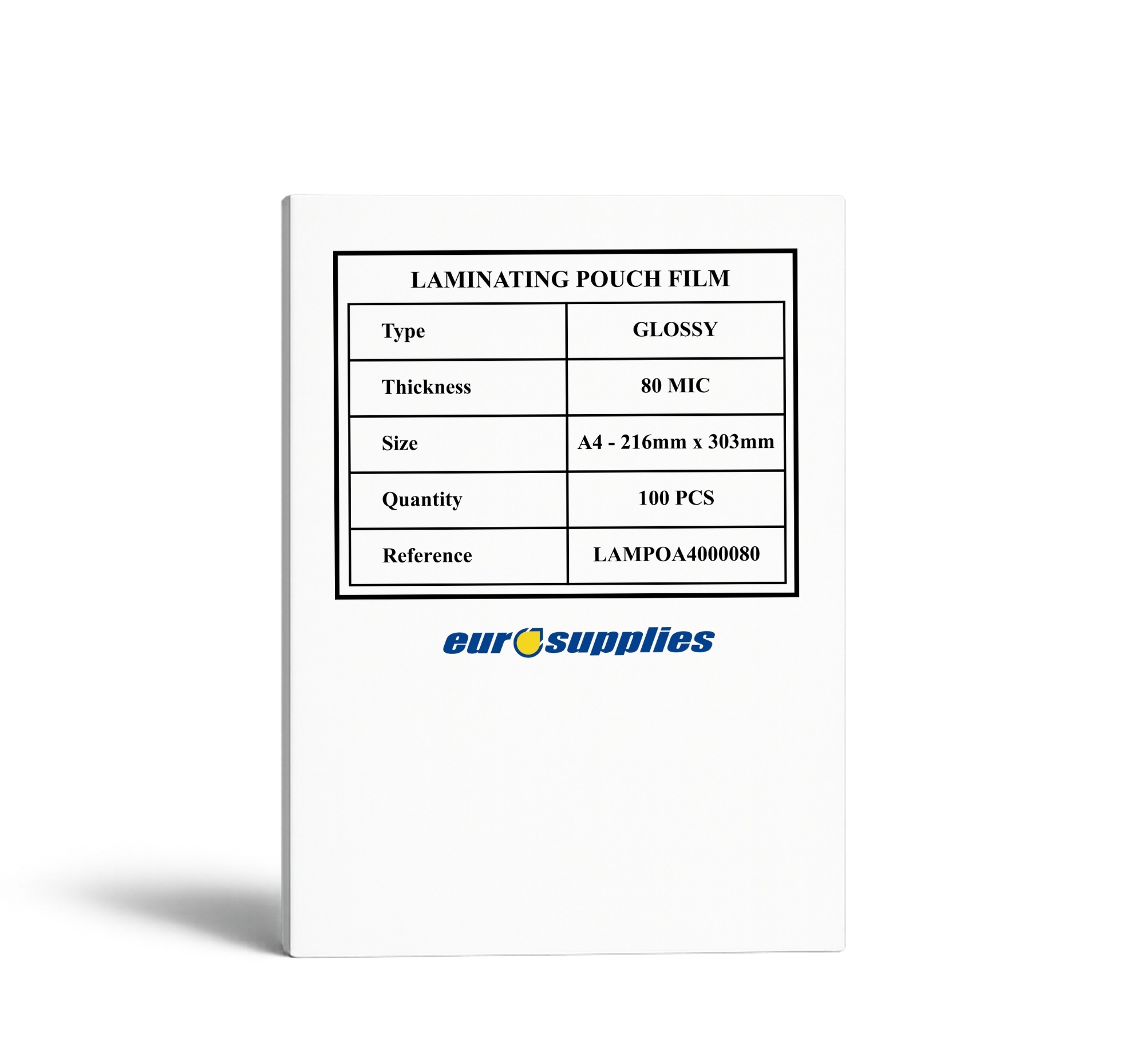 EUROSUPPLIES A4/160 lesklá – balenie 100 ks