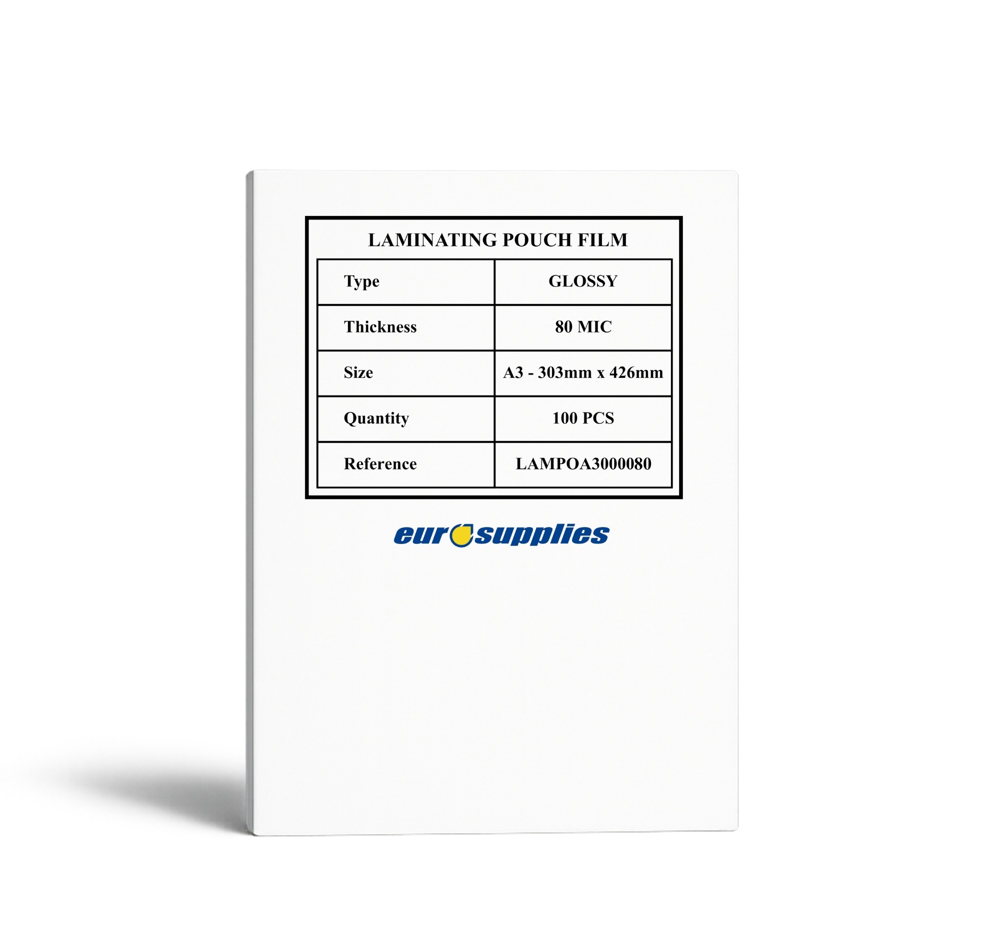 EUROSUPPLIES A3/160 lesklé - balenie 100 ks