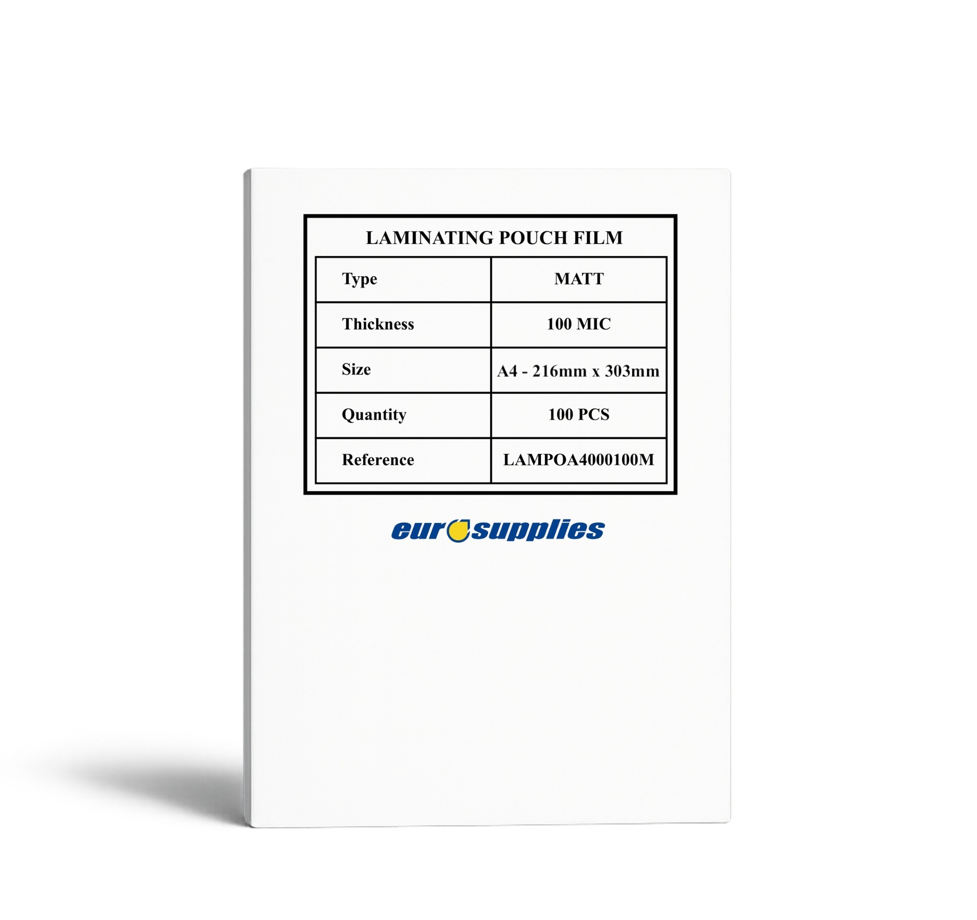 EUROSUPPLIES A4/200 matné - balenie 100 ks