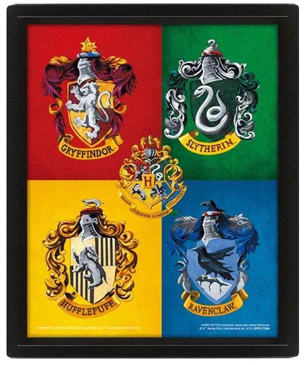 Harry Potter: Colorful Crest – 3D obraz