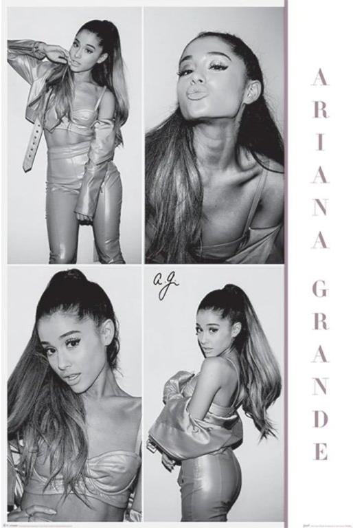 Ariana Grande: Black And White Pose – plagát