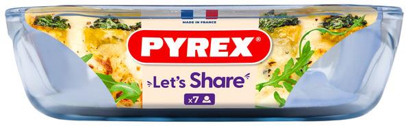 Pyrex Pekáč 4 l 39 × 25 cm sklenený