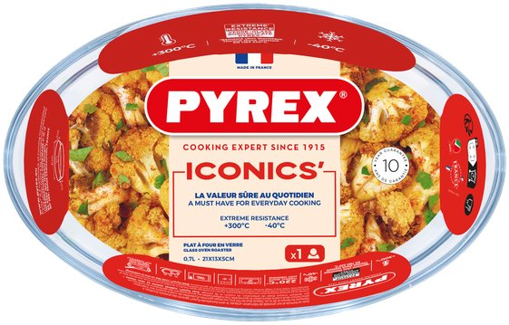 Pyrex Zapekacia misa 0,7 l oválna