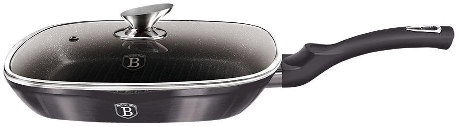 BERLINGERHAUS Panvica grilovacia s pokrievkou Carbon PRO Line 28 cm