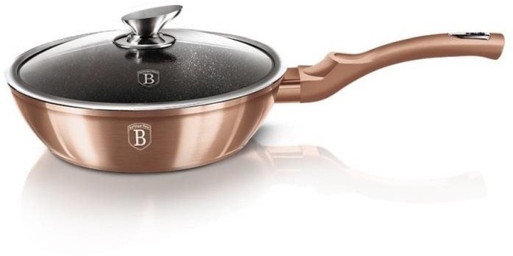 BERLINGERHAUS Panvica hlboká s pokrievkou Rosegold Metallic Line 24 cm