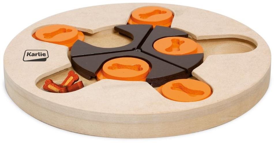 Karlie – Interaktívna drevená hračka Athena 23 cm