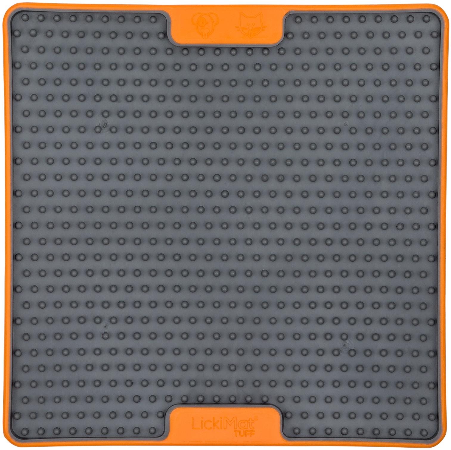 LickiMat Soother Tuff lízacia podložka oranžová