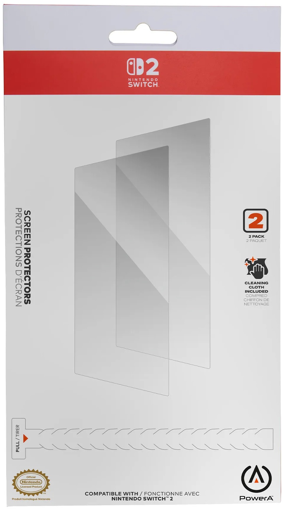 PowerA Screen Protector (2 ks) – Nintendo Switch 2