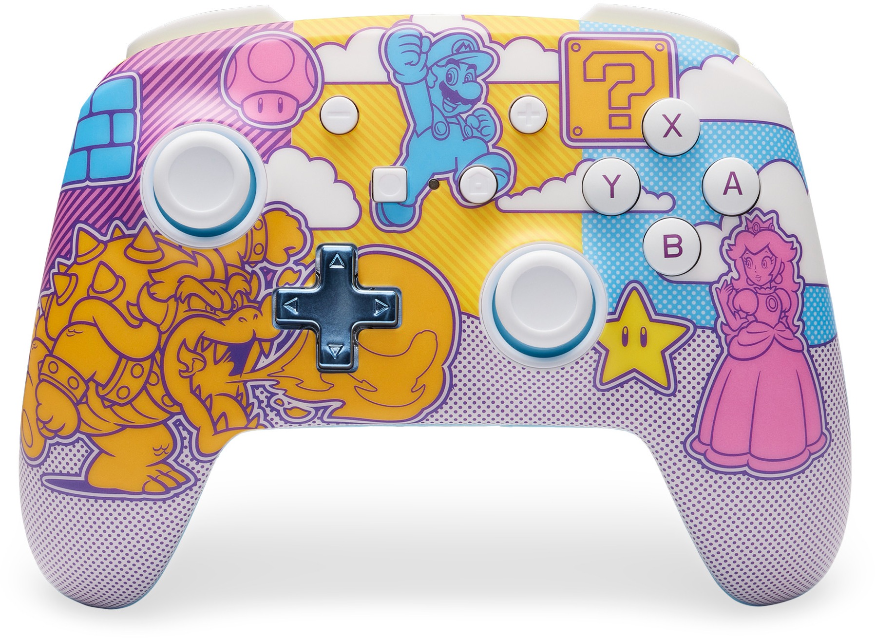 PowerA Enhanced Wireless Controller for Nintendo Switch – Super Mario Mushroom Kingdom Pop Art