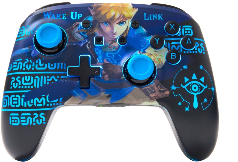 PowerA Enhanced Wireless Controller for Nintendo Switch with Lumectra - The Legend of Zelda – Wake U