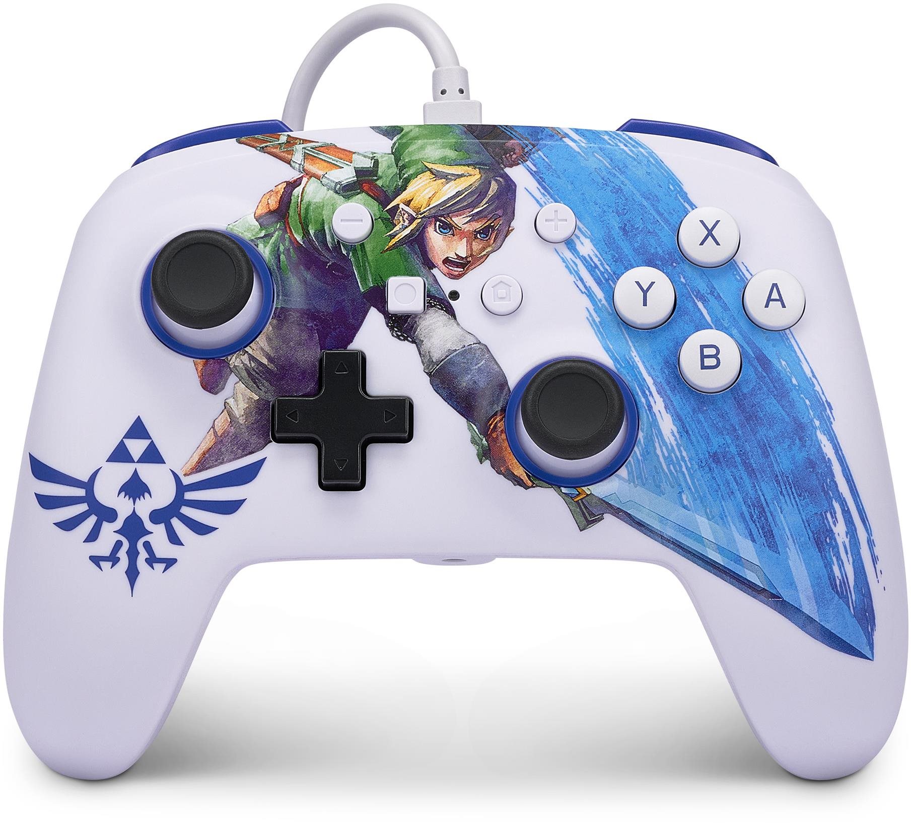PowerA Enhanced Wired Controller for Nintendo Switch – Master Sword Attack