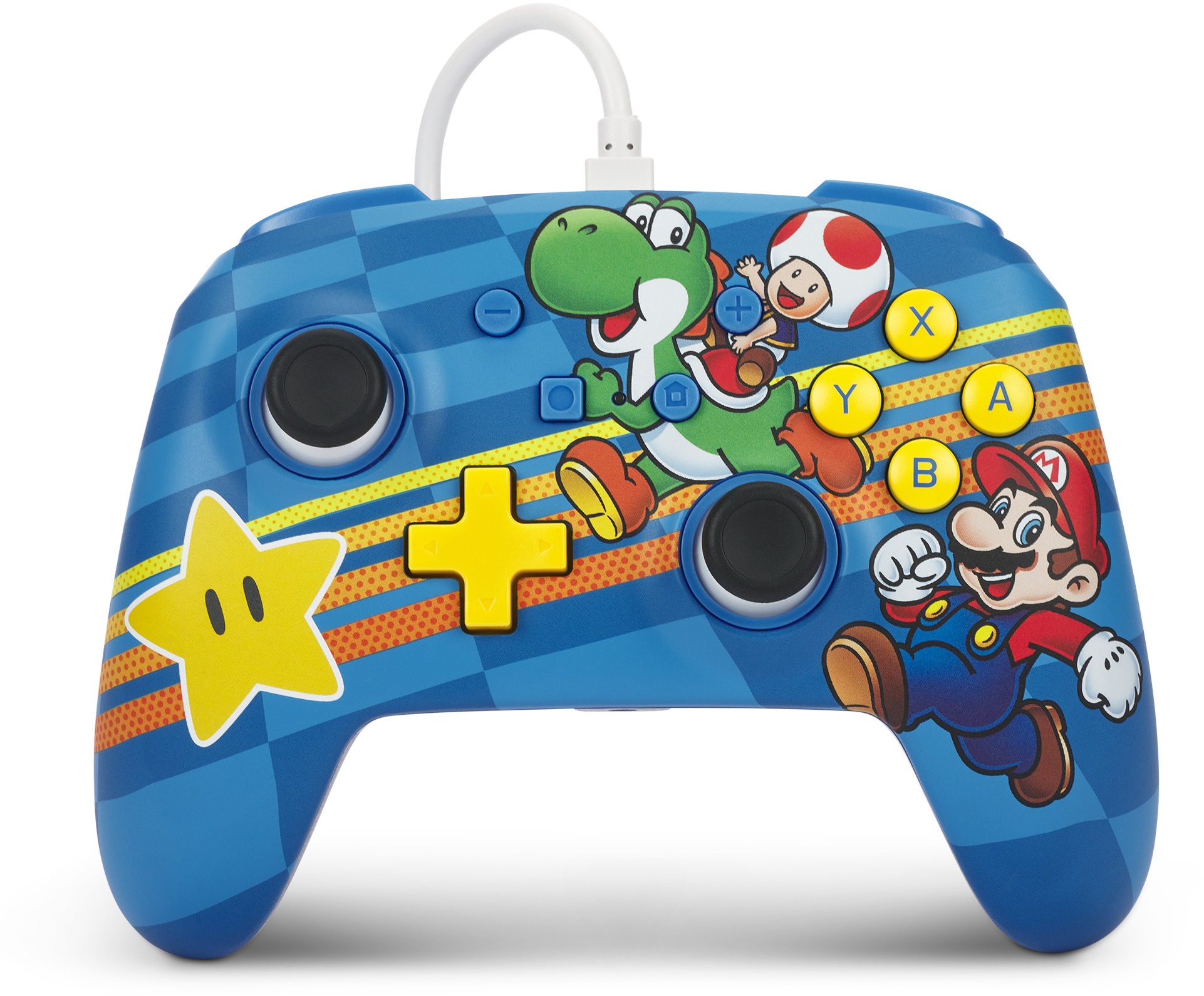 PowerA Enhanced Wired Controller – Super Mario Mushroom Kingdom Friends – Nintendo Switch