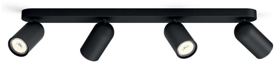 Philips 50584/30/PN – Bodové svietidlo MYLIVING PONGEE 4× GU10/5,5 W/230 V