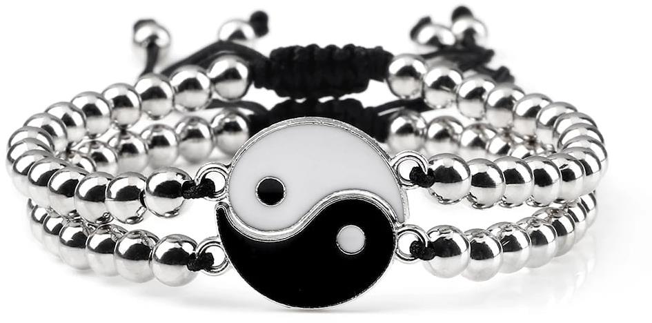 Korálkový náramok Yin Yang –10
