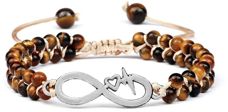 Wrap Q1 Dámsky korálkový wrapový náramok nekonečno XHB 26