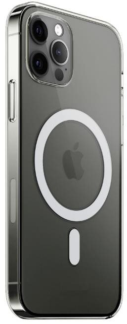 TopQ Kryt Clear Magnetic iPhone 12 Pro pevný priehľadný 85503