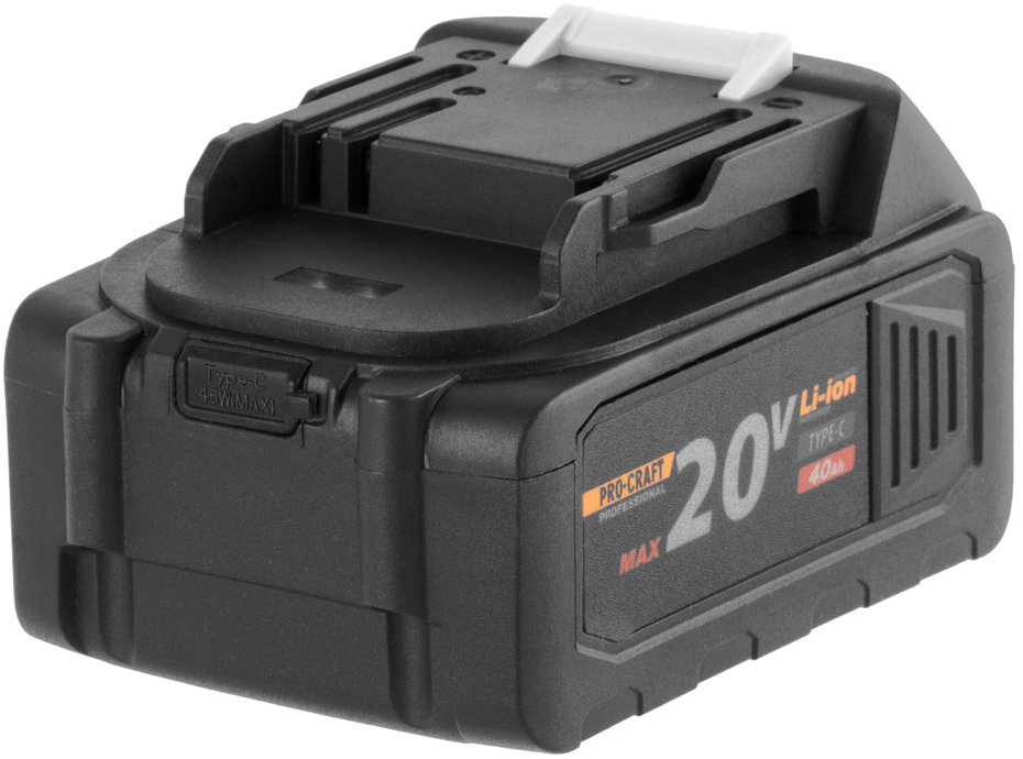 Procraft 20/4C 20 V Li-Ion, 4000 mAh USB Type C