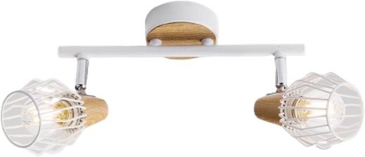 Prezent 27504 – Stropné bodové svietidlo TAMETA 2× E14/40 W/230 V