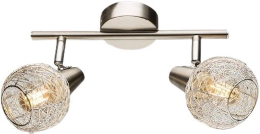 Prezent 27501 – Stropné bodové svietidlo CAPIER 2× E14/40 W/230 V