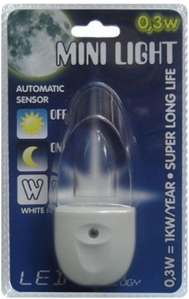 Lampička do zásuvky MINI-LIGHT (mení farby)