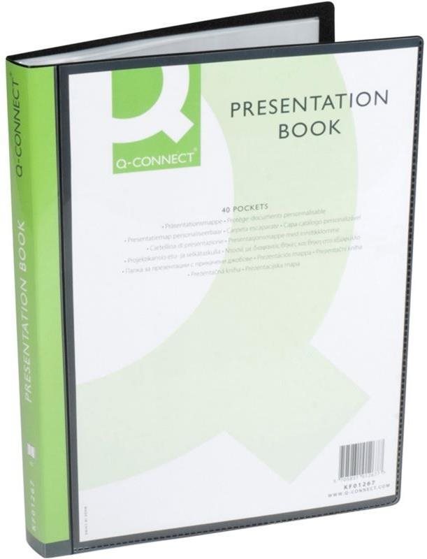 Q-CONNECT A4, 40 vreciek, čierna