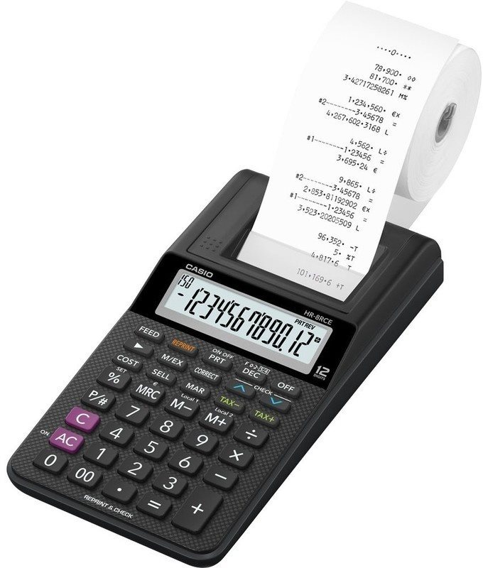 Casio HR 8 RCE BK