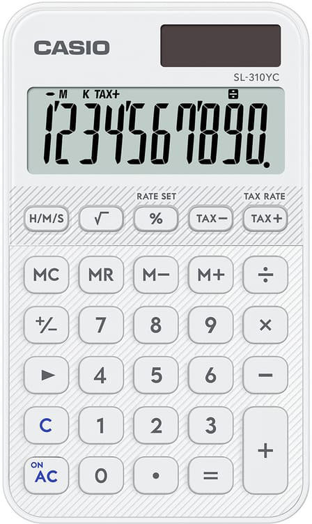 CASIO SL 310 YC WE biela