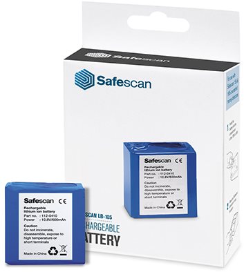 SAFESCAN dobíjacia batéria LB-105 na detektor Safescan 155