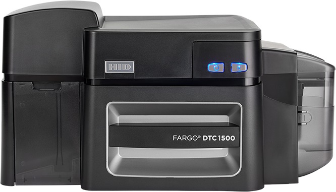 HID FARGO DTC1500 ID Card Printer & Encoder