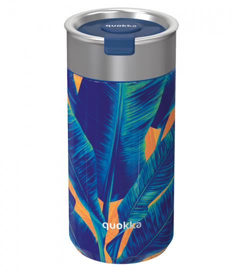 Quokka Termohrnček so sitkom Boost 400 ml blue jungle