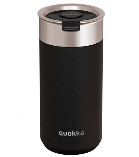Quokka Termohrnček so sitkom Boost 400 ml Carbon black