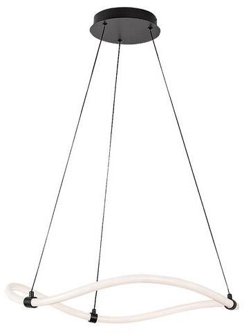 RABALUX LED Závesné svietidlo Rabalux SERENA 72253 LED, 40 – 150 cm čierne